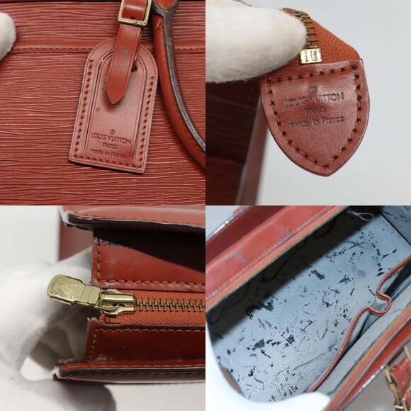 LOUIS VUITTON Epi Riviera Hand Bag Brown M48183 - Picture 11 of 13